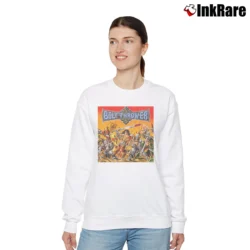 Women’s Bolt Thrower War Master Relaxed Sweatshirt in white | Soft, Laid-Back Vibe