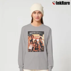 Women’s Bon Jovi In Concert 1989 Long-Sleeve Top in sport grey | Sleek, Versatile, All-Season