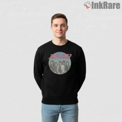 Bon Jovi Old School Band Circle Vintage Rock Shirt on graphic shirt for men graphic tee