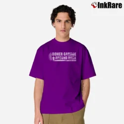 Men’s Boner Garage Graphic Humor Classic T-Shirt in purple | Soft, Breathable Everyday Wear