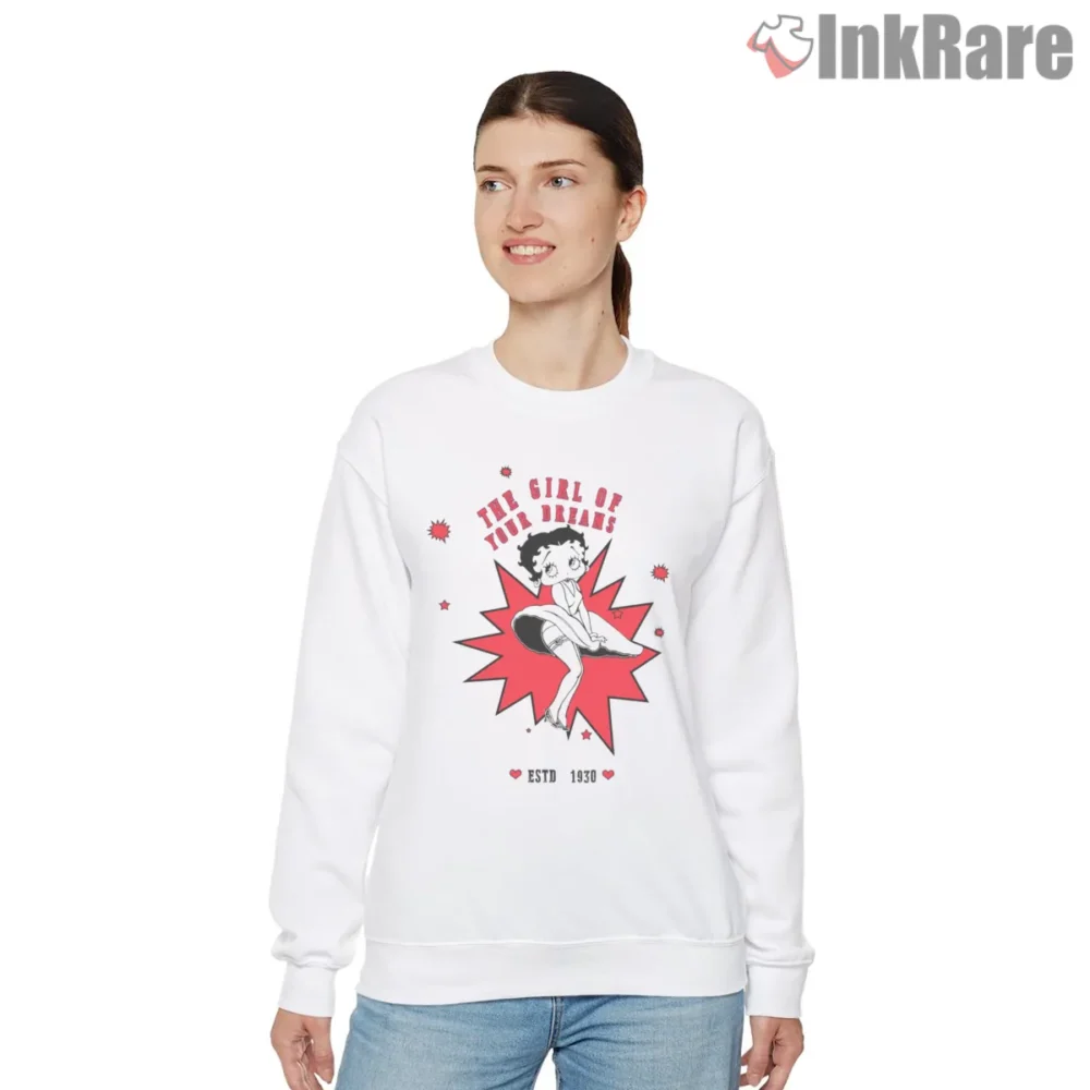 Boop The Girl From Your Dreams Red Star Shirt on graphic shirt for women graphic tee