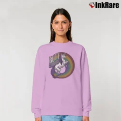 Women’s Borderlands 2 Butt Stallion Gaming Relaxed Sweatshirt in light pink | Soft, Laid-Back Vibe