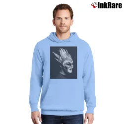 Men’s Boris Brejcha Pullover Hoodie in light blue | Cozy, Durable, Modern Fit