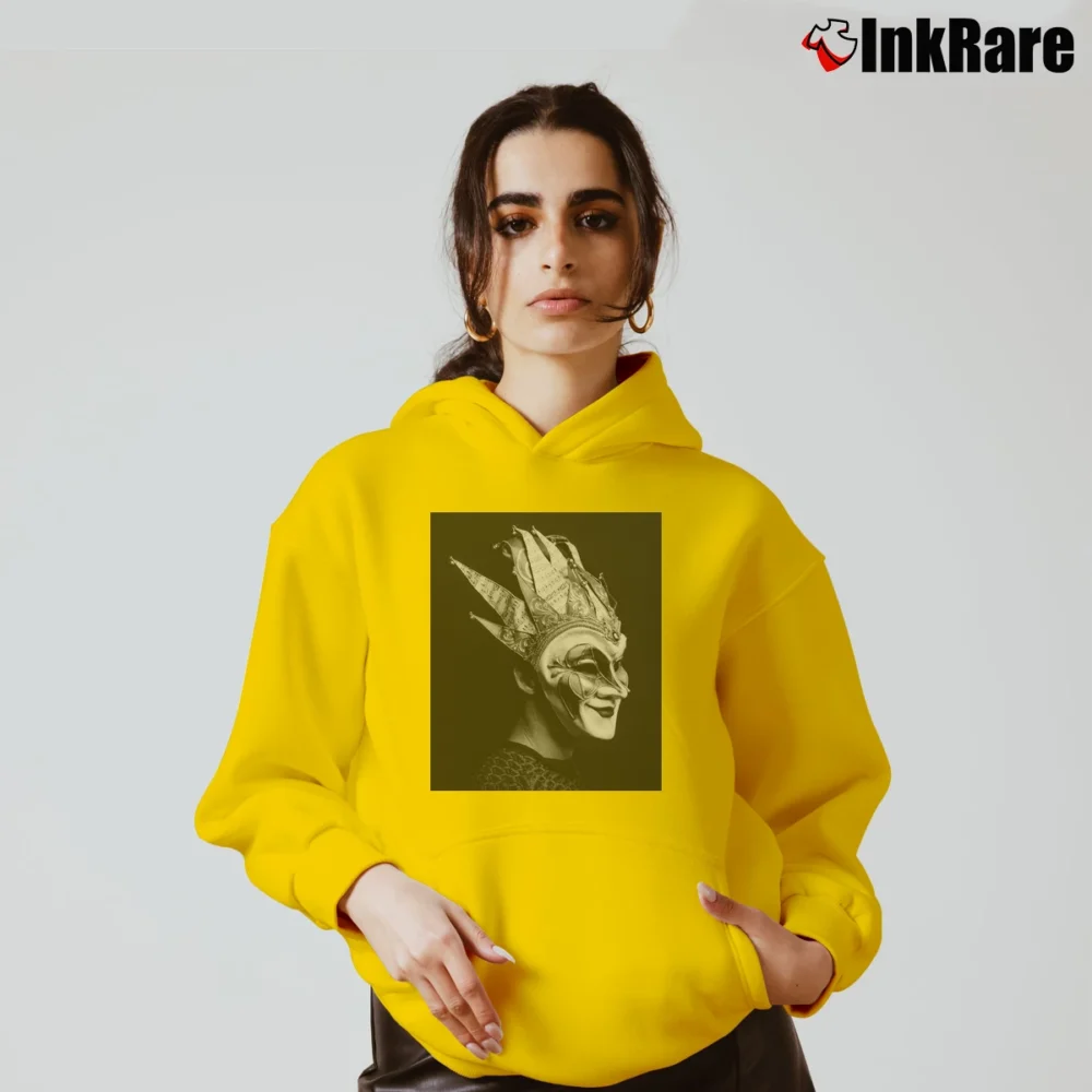Women’s Boris Brejcha Cozy Hoodie in yellow | Warm, Structured, Stylish