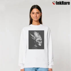 Women’s Boris Brejcha Relaxed Sweatshirt in white | Soft, Laid-Back Vibe