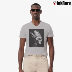 Men’s Boris Brejcha V-Neck Tee in sport grey | Sharp, Breathable, Everyday Staple