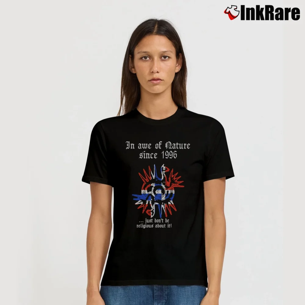 Women’s Borknagar Band Anniversary Since 1996 Signature T-Shirt in black | Soft, Flattering Fit