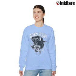 Women’s Born Scum Clothing Co. Statement Relaxed Sweatshirt in light blue | Soft, Laid-Back Vibe