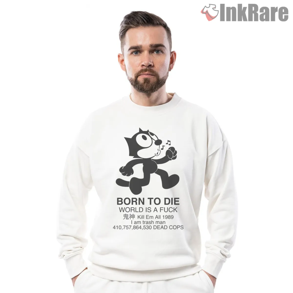Born To Die Felix The Cat Album Parody Shirt on graphic shirt for men graphic tee