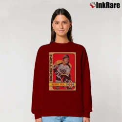 Women’s Boston bobby orr for classic hockey fans Relaxed Sweatshirt in maroon | Soft, Laid-Back Vibe