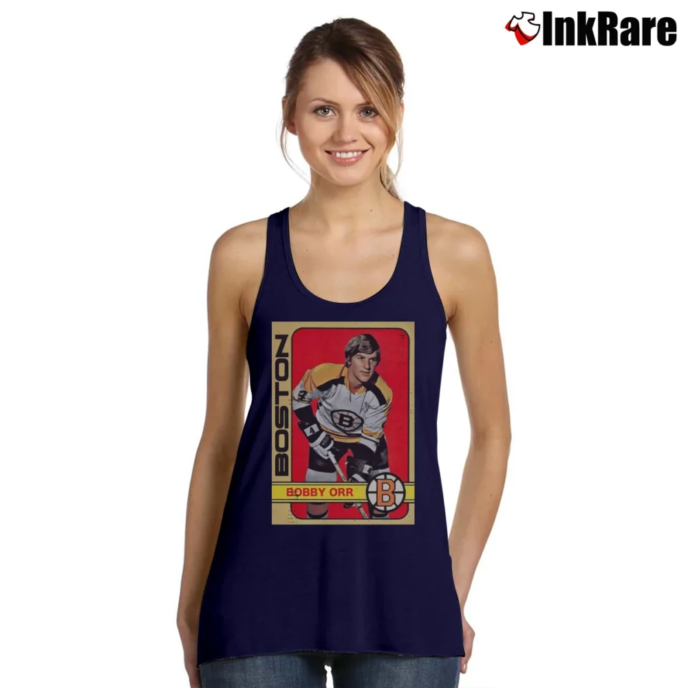 Women’s Boston bobby orr for classic hockey fans Tank Top in navy | Lightweight, Movement-Friendly