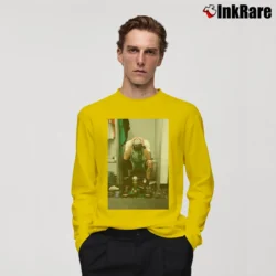 Men’s Boston celtics jayson tatum kobe trophy for nba fans Long-Sleeve Shirt in yellow | Sleek, Lightweight, Year-Round Wear