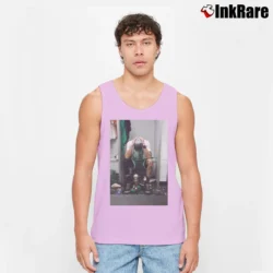 Men’s Boston celtics jayson tatum kobe trophy for nba fans Tank Top in light pink | Breathable, Active-Friendly Design