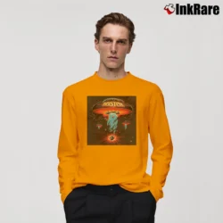 Men’s Boston Peace Of Mind Album Long-Sleeve Shirt in orange | Sleek, Lightweight, Year-Round Wear