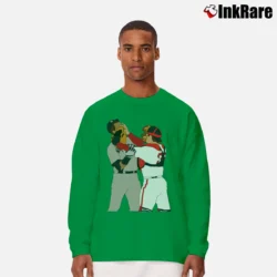Men’s Boston Red Sox Jason Varitek Alex Rodriguez Brawl Long-Sleeve Shirt in irish green | Sleek, Lightweight, Year-Round Wear