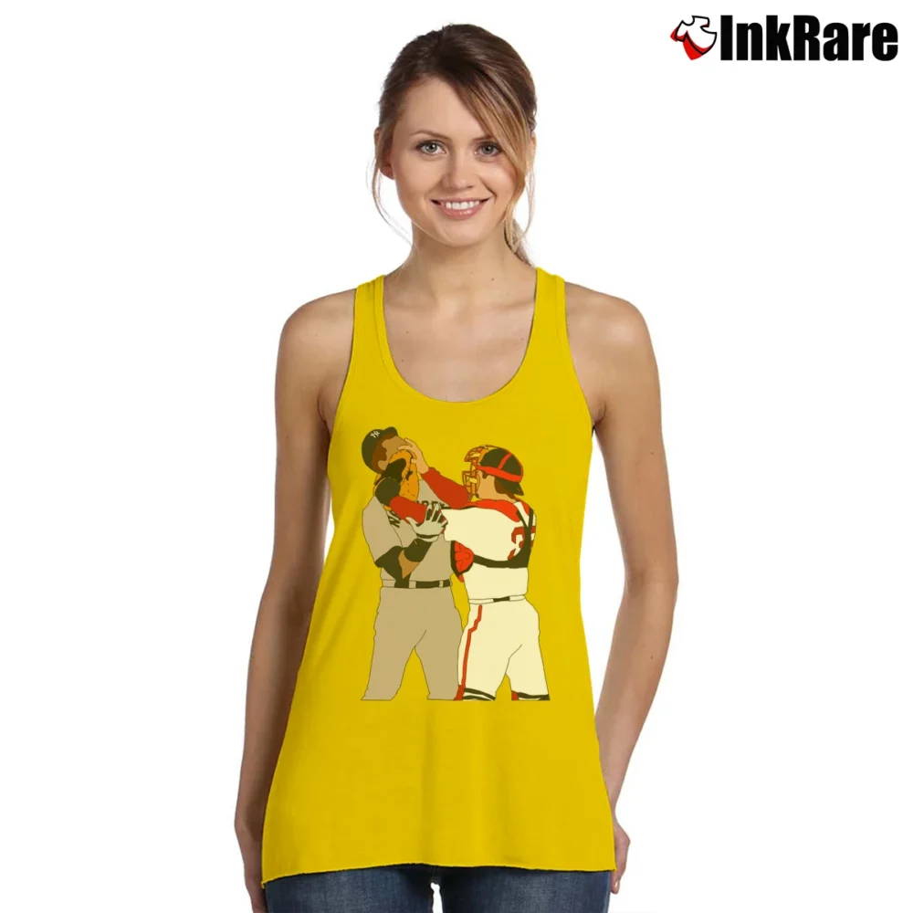 Women’s Boston Red Sox Jason Varitek Alex Rodriguez Brawl Tank Top in yellow | Lightweight, Movement-Friendly