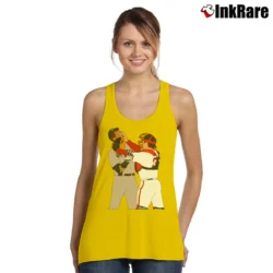 Women’s Boston Red Sox Jason Varitek Alex Rodriguez Brawl Tank Top in yellow | Lightweight, Movement-Friendly