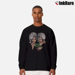 Men’s Boulet Brothers Emetic Art Graphic Long-Sleeve Shirt in black | Sleek, Lightweight, Year-Round Wear