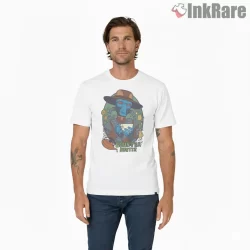 Bountea Hunter Cozy Tea Parody Shirt on white short sleeve shirt for men graphic tee