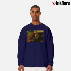 Men’s Boyz N The Hood Illustration Long-Sleeve Shirt in navy | Sleek, Lightweight, Year-Round Wear