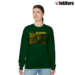 Women’s Boyz N The Hood Illustration Relaxed Sweatshirt in forest green | Soft, Laid-Back Vibe