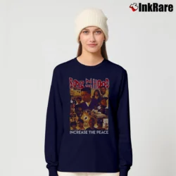 Women’s Boyz N The Hood Increase The Peace Long-Sleeve Top in navy | Sleek, Versatile, All-Season