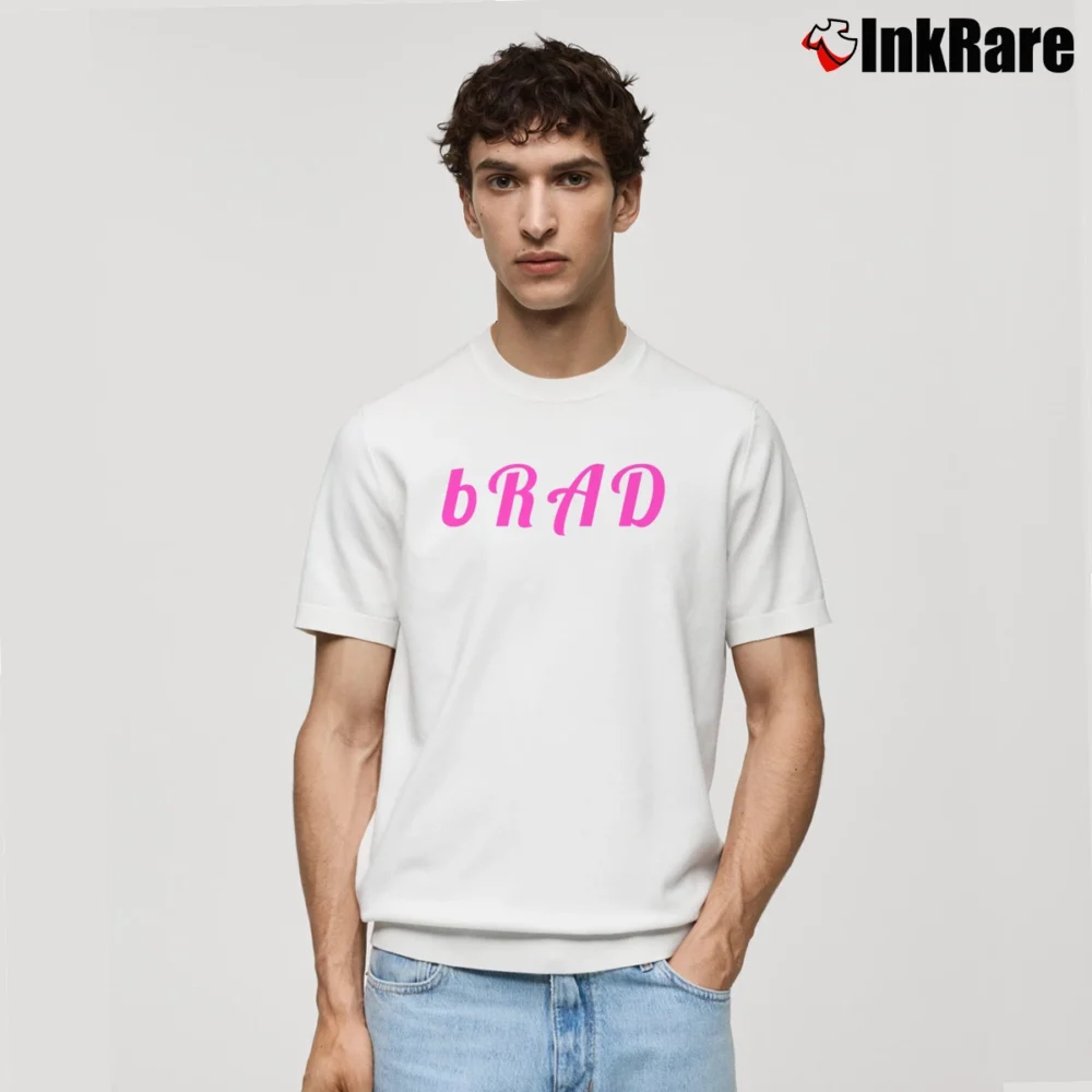 Men’s Brad Band Graphic Classic T-Shirt in white | Soft, Breathable Everyday Wear