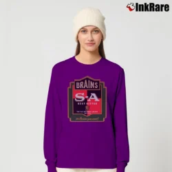 Women’s Brains Beer Sa Best Bitter Cardiff Long-Sleeve Top in purple | Sleek, Versatile, All-Season