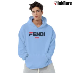 Men’s Brand Inspired Fashion Mickey Mouse Pullover Hoodie in light blue | Cozy, Durable, Modern Fit