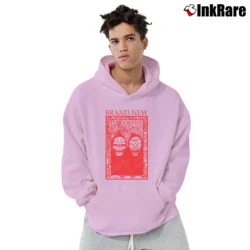 Men’s Brand New Reapers Band Graphic Pullover Hoodie in light pink | Cozy, Durable, Modern Fit