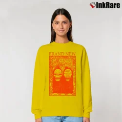 Women’s Brand New Reapers Band Graphic Relaxed Sweatshirt in yellow | Soft, Laid-Back Vibe