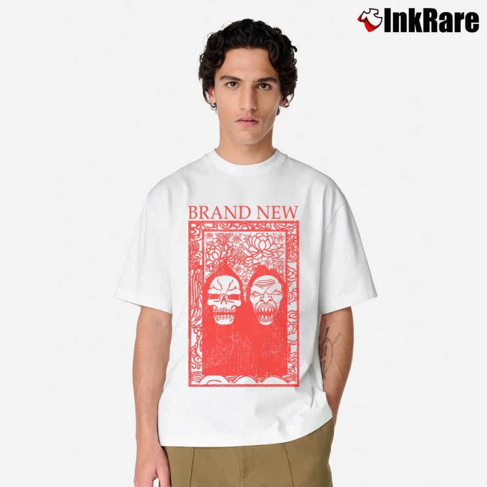 Men’s Brand New Reapers Band Graphic Classic T-Shirt in white | Soft, Breathable Everyday Wear