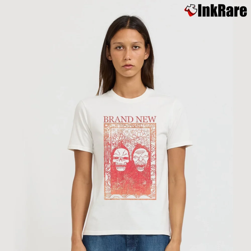 Women’s Brand New Reapers Band Graphic Signature T-Shirt in white | Soft, Flattering Fit