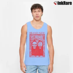 Men’s Brand New Reapers Band Graphic Tank Top in light blue | Breathable, Active-Friendly Design