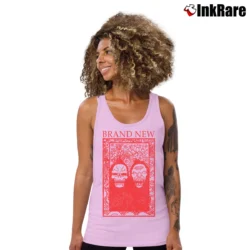 Women’s Brand New Reapers Band Graphic Tank Top in light pink | Lightweight, Movement-Friendly