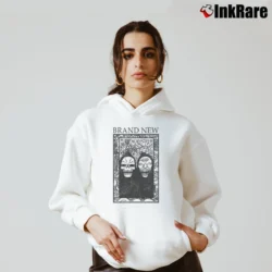 Women’s Brand New Reapers Rock Music Cozy Hoodie in white | Warm, Structured, Stylish