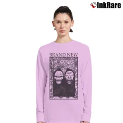 Women’s Brand New Reapers Rock Music Long-Sleeve Top in light pink | Sleek, Versatile, All-Season