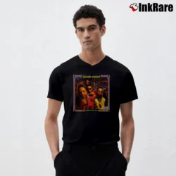 Men’s Brand Nubian One For All V-Neck Tee in black | Sharp, Breathable, Everyday Staple