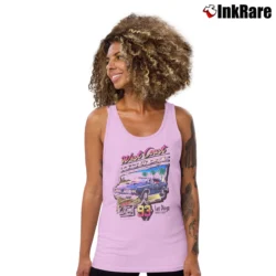 Women’s Brandy Melville West Coast Graphic Tank Top in light pink | Lightweight, Movement-Friendly
