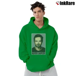 Men’s Breaking Bad Jesse Pinkman Graphic Pullover Hoodie in irish green | Cozy, Durable, Modern Fit