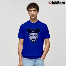 Men’s Breaking Bad Walt Disney Cartoon Graphic Classic T-Shirt in royal blue | Soft, Breathable Everyday Wear