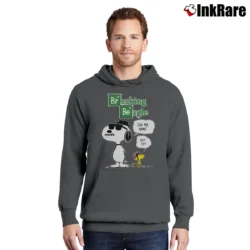 Men’s Breaking Beagle Snoopy Pullover Hoodie in charcoal | Cozy, Durable, Modern Fit