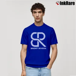 Men’s Brent Rivera Logo Birthday Gift Classic T-Shirt in royal blue | Soft, Breathable Everyday Wear