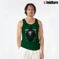 Men’s bret hart hitman wrestling for Classic WWE Fans Tank Top in forest green | Breathable, Active-Friendly Design