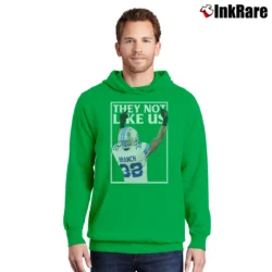 Men’s Brian Branch Flipping The Bird Pullover Hoodie in irish green | Cozy, Durable, Modern Fit