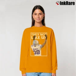 Women’s Brian Branch Flipping The Bird Relaxed Sweatshirt in orange | Soft, Laid-Back Vibe