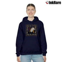 Women’s Brian Eno Taking Tiger Mountain Album Art Cozy Hoodie in navy | Warm, Structured, Stylish