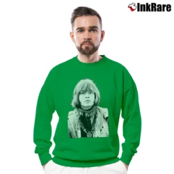 Men’s Brian Jones Rolling Stones Crewneck Sweatshirt in irish green | Cozy Fabric, Clean Style