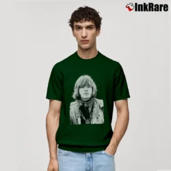 Men’s Brian Jones Rolling Stones Classic T-Shirt in forest green | Soft, Breathable Everyday Wear