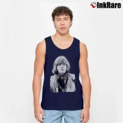 Men’s Brian Jones Rolling Stones Tank Top in navy | Breathable, Active-Friendly Design